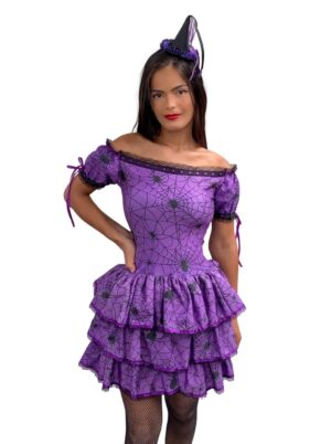 Vestido Júlia Bruxa Roxo