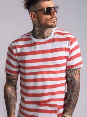 Camisa Malandro Vermelho e Branco